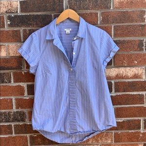 J Crew Pullover Button Shirt